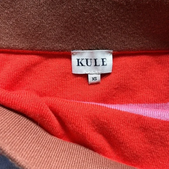 KULE Striped Knit Mini Skirt. Size XS - Picture 3 of 7